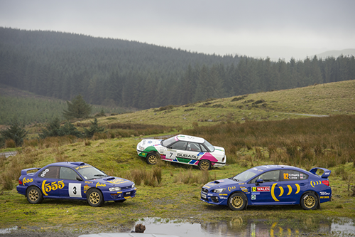 Subaru Driver David Higgins Honors Colin McRae with top run at Rally GB