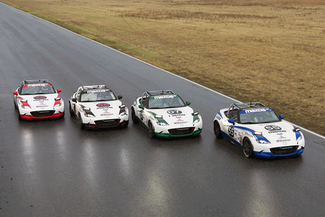 Mazda Debuts New 2016 Global MX-5 Cup Cars